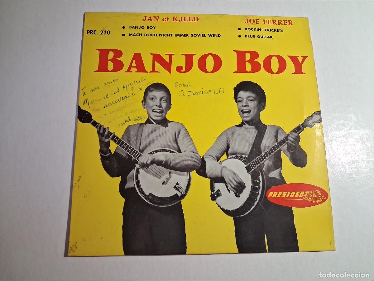 Discos de vinilo: single jan et kjeld. banjo boy. joe ferrer. rockin' crickets. president