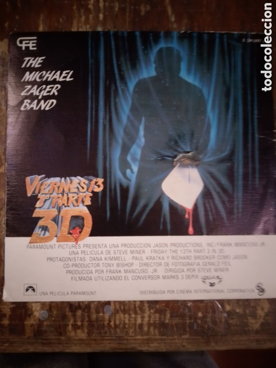 Discos de vinilo: THE MICHAEL ZAGER BAND. VIERNES 13 3. 3D. CIA. FONOGRAFICA ESPA&Ntilde;OLA. 1982