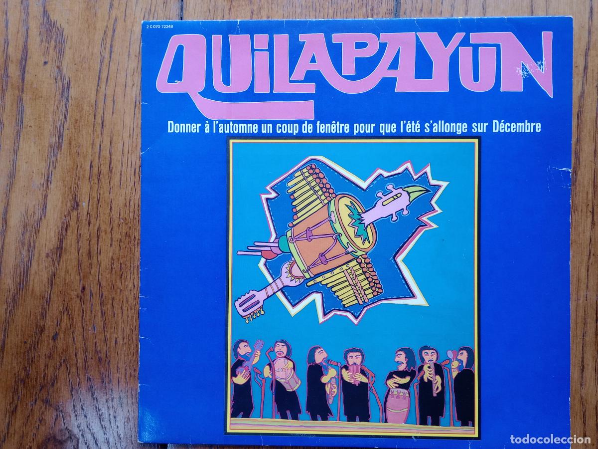 Discos de vinilo: Quilapayun - donner a l'automne un coup de fenetre pour que l'ete s'allonge sur decembre