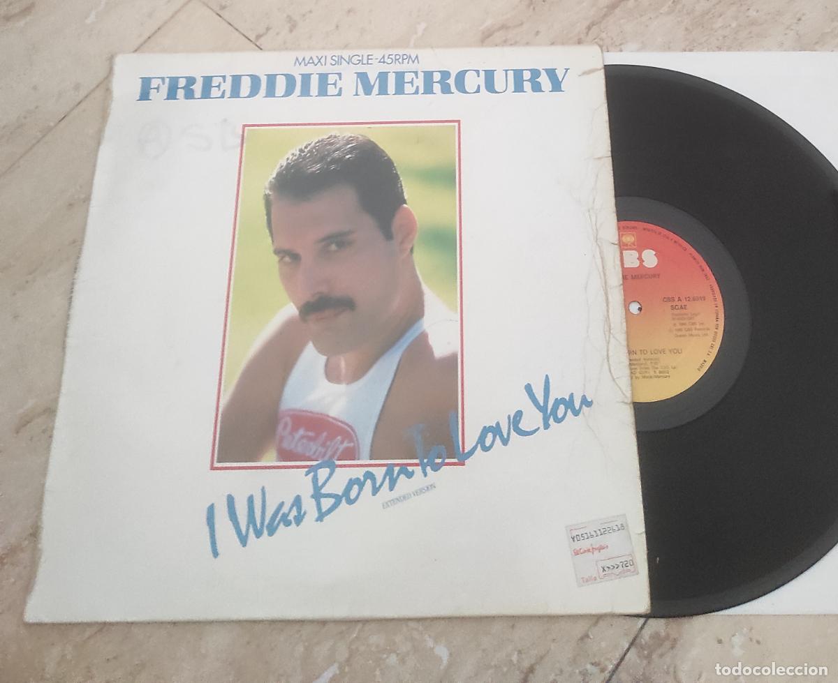 Discos de vinilo: FREDDIE MERCURY ( QUEEN ) - I WAS BORN TO LOVE YOU .. MAXI. EXTENDED PLAY VERSION - 1985