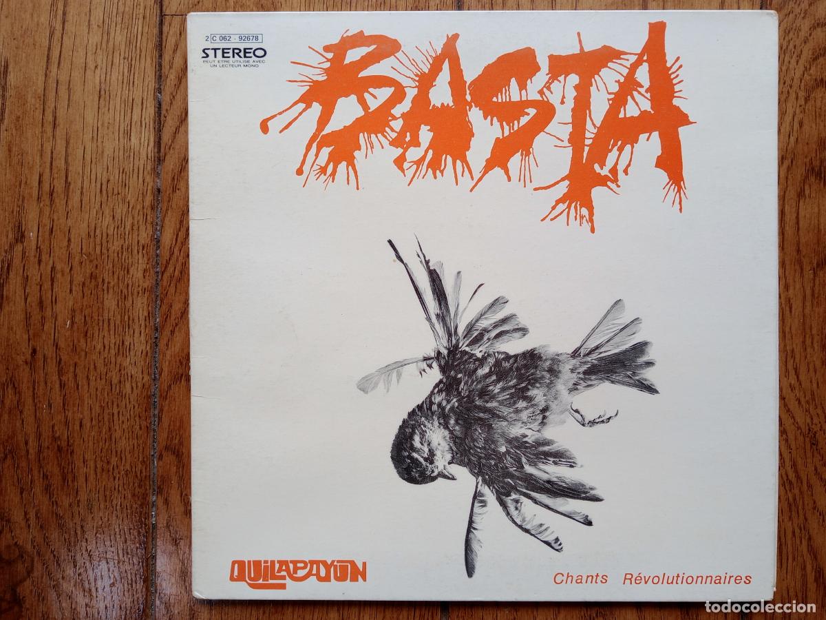 Discos de vinilo: Quilapayun - basta - chants revolitionnaires