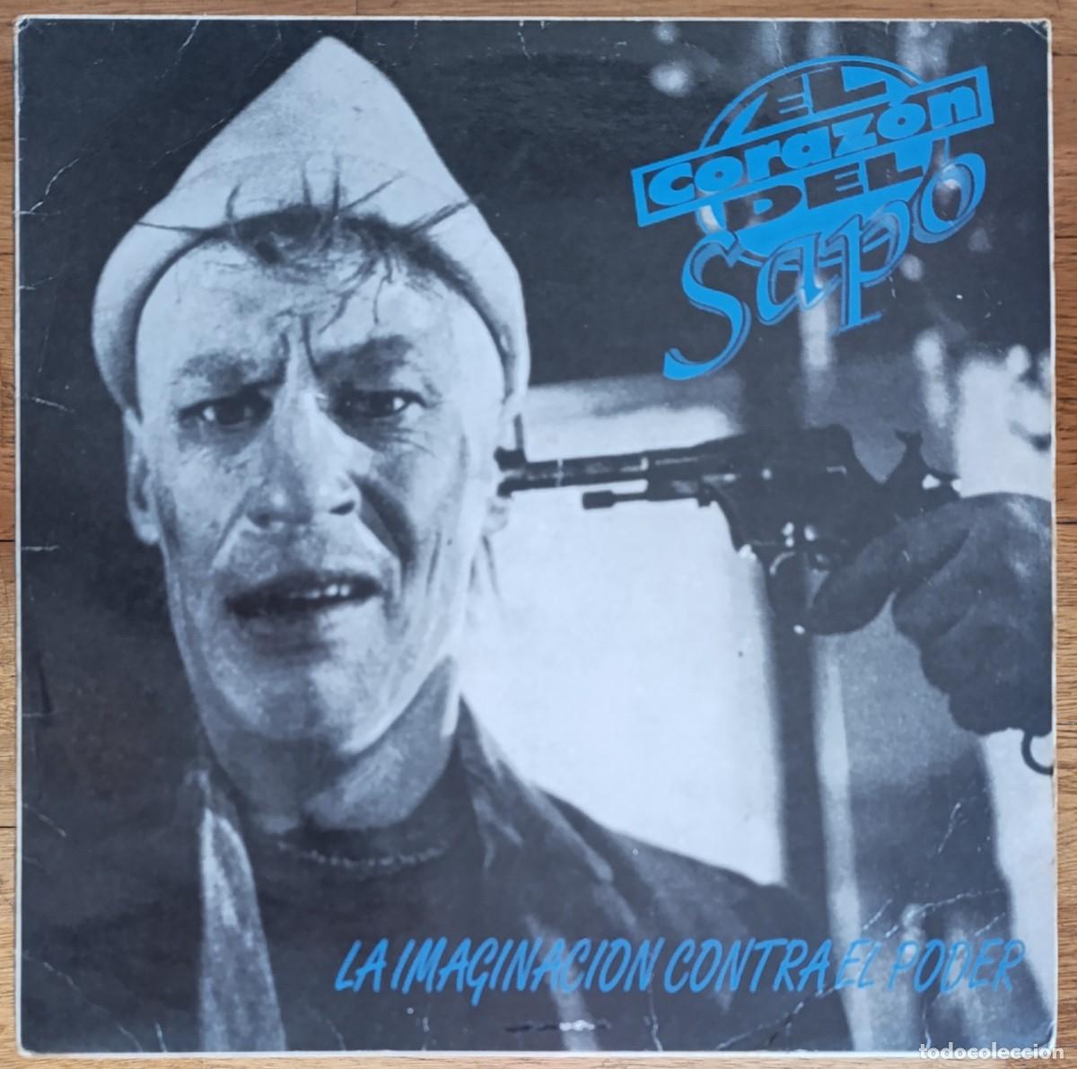 Discos de vinilo: EL CORAZ&Oacute;N DEL SAPO &lrm;&ndash; LA IMAGINACI&Oacute;N CONTRA EL PODER 1994 LP CON FANZINE 1&ordf; EDICION HARDCORE PUNK