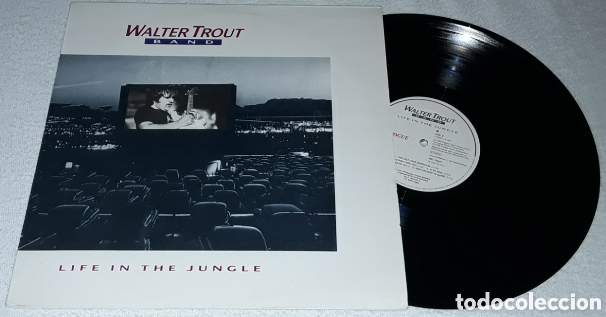 Discos de vinilo: LP - WALTER TROUT BAND - LIFE IN THE JUNGLE - MADE IN HOLLAND