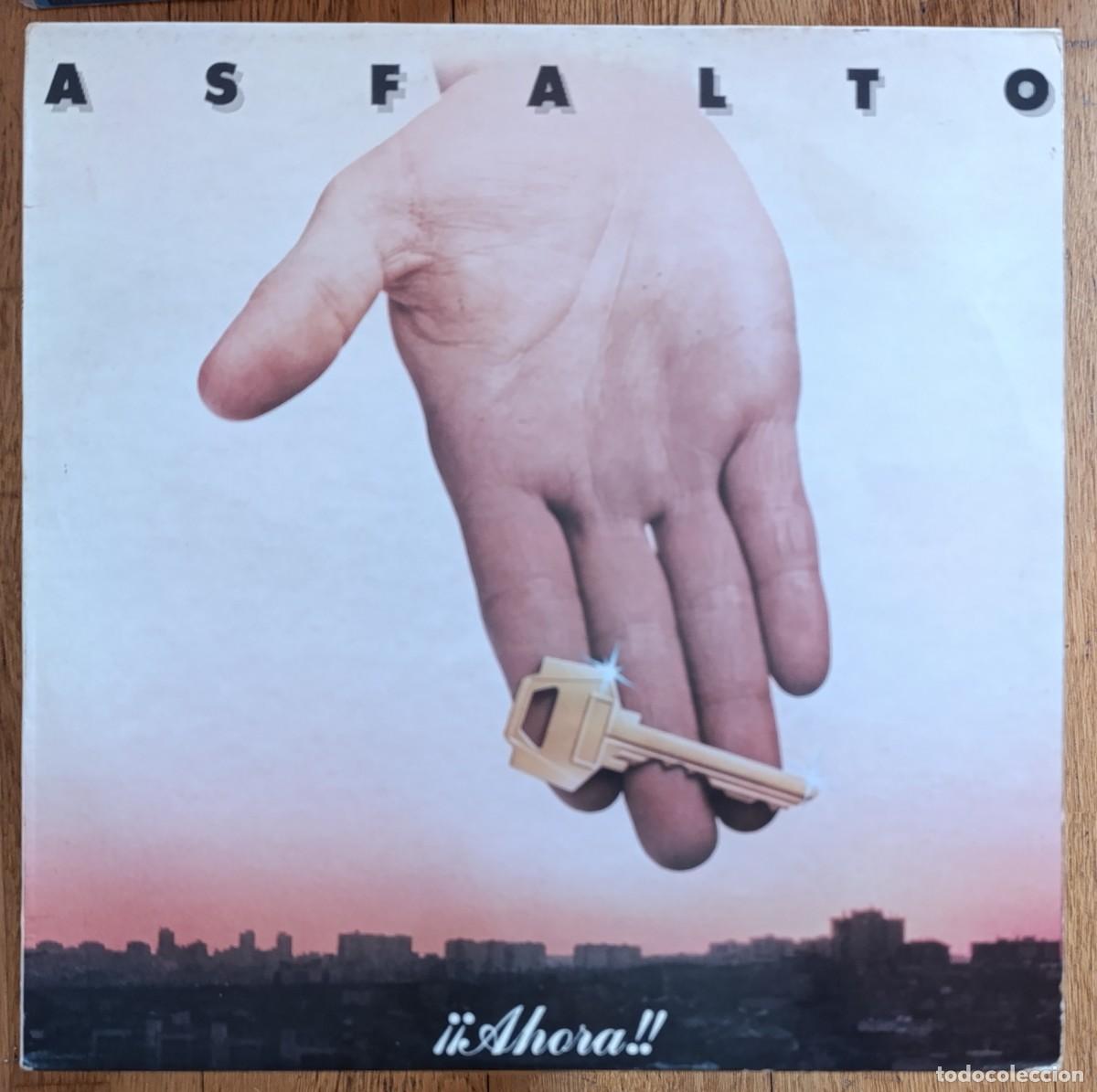 Discos de vinilo: ASFALTO - &iexcl;&iexcl;AHORA!! 1&ordf; EDICION 1979 CON ENCARTE hard rock prog metal