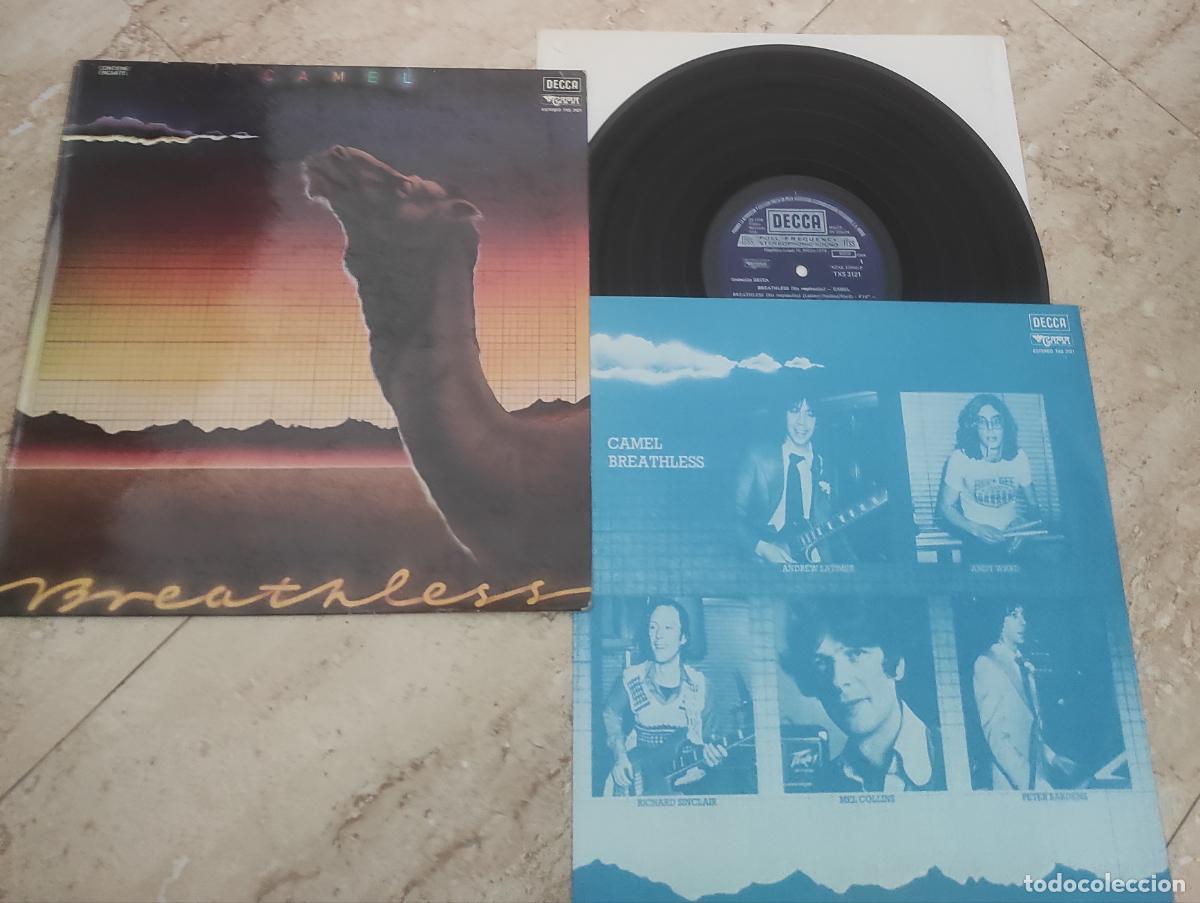 Discos de vinilo: CAMEL-BREATHLESS-ORIGINAL ESPA&Ntilde;OL 1978-CONTIENE ENCARTE-EXCELENTE ESTADO-