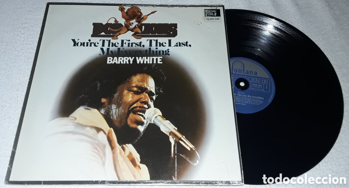Discos de vinilo: LP - BARRY WHITE - YOU'RE THE FIRST, THE LAST, MY EVERYTHING - MADE IN GERMANY