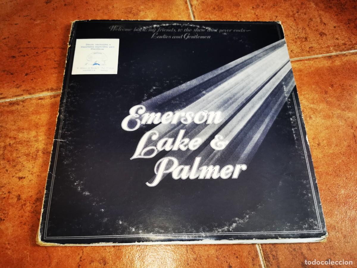 Discos de vinilo: EMERSON LAKE & PALMER Welcome back 3 LP VINILO DEL A&Ntilde;O 1978 TRIFOLD CONTIENE 11 TEMAS