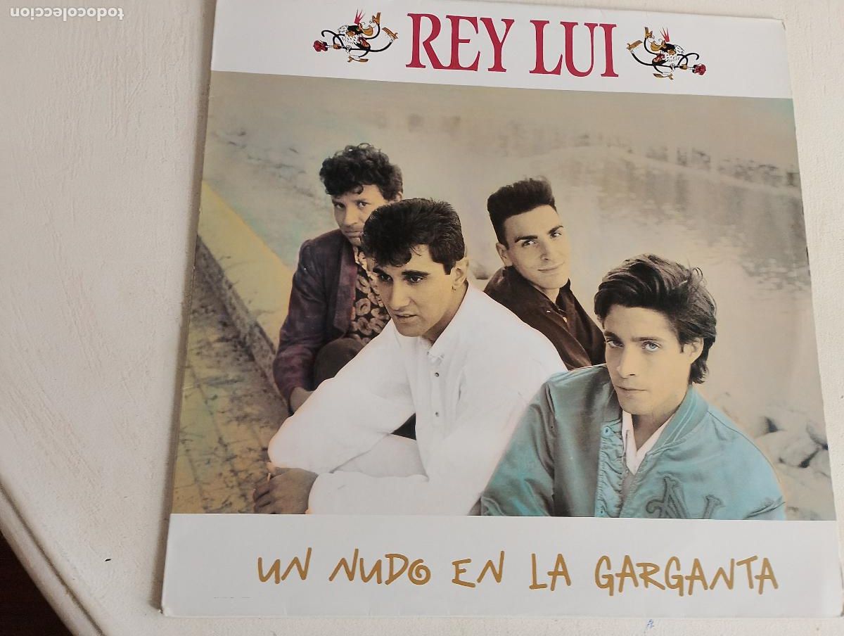 Discos de vinilo: Rey Lui &ndash; Un Nudo En La Garganta,1988, contiene el encarte,Pop Rock, Rockabilly