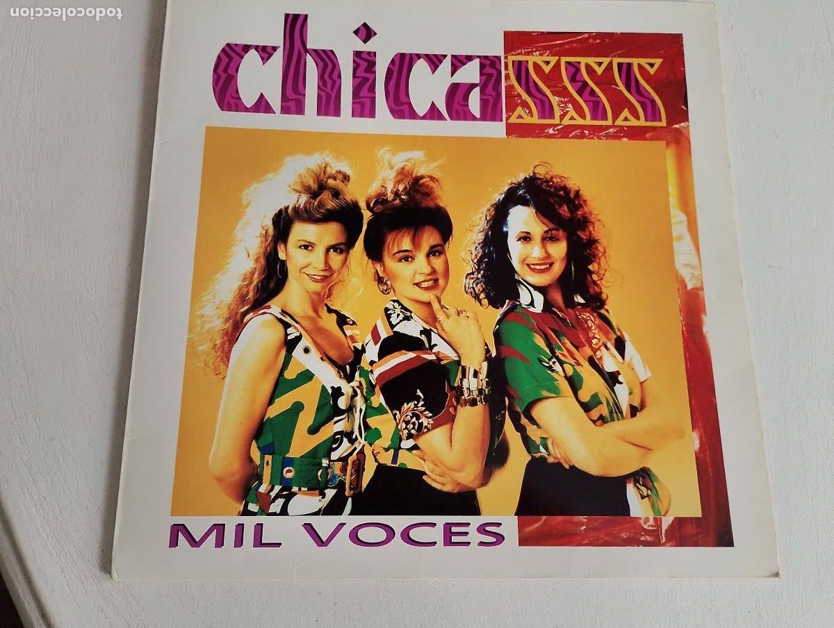 Discos de vinilo: Chicasss &ndash; Mil Voces,1990, contiene el encarte,
