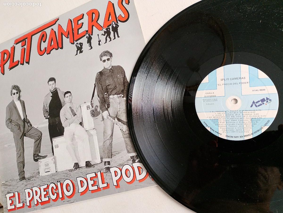 Discos de vinilo: Split Cameras &ndash; El Precio Del Poder,ed espa&ntilde;ola o: Pop Rock - Foto 4