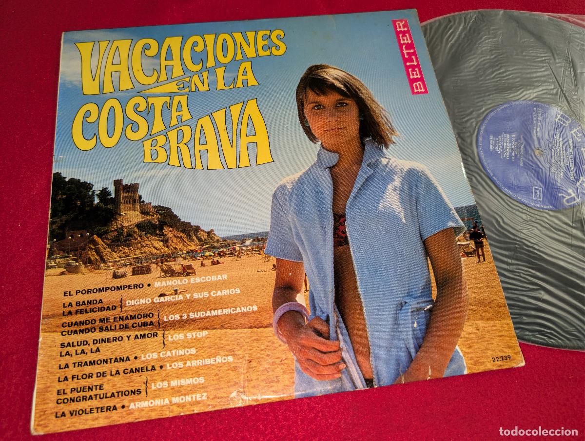 Discos de vinilo: VACACIONES COSTA BRAVA LP 1968 Belter CATINOS+MISMOS+ESCOBAR+STOP++ Lloret Cover
