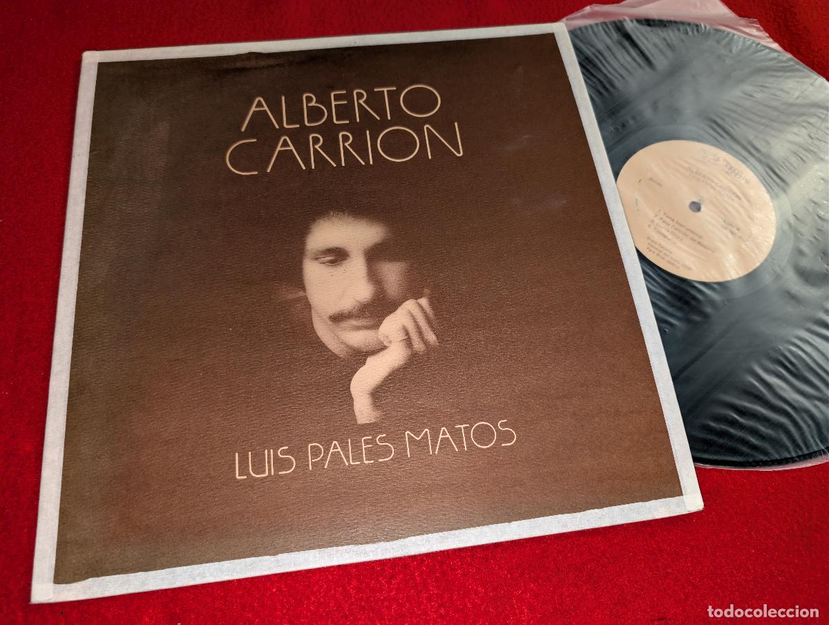 Discos de vinilo: ALBERTO CARRION Luis Pales Matos LP 1980 Disco Paloma PUERTO RICO LATIN