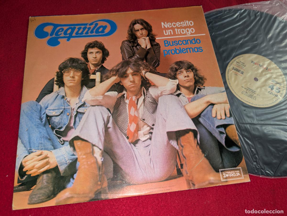 Discos de vinilo: TEQUILA Necesito un trago/Buscando problemas 12'' MX 1978 Novola MOVIDA POP ESPA&Ntilde;A