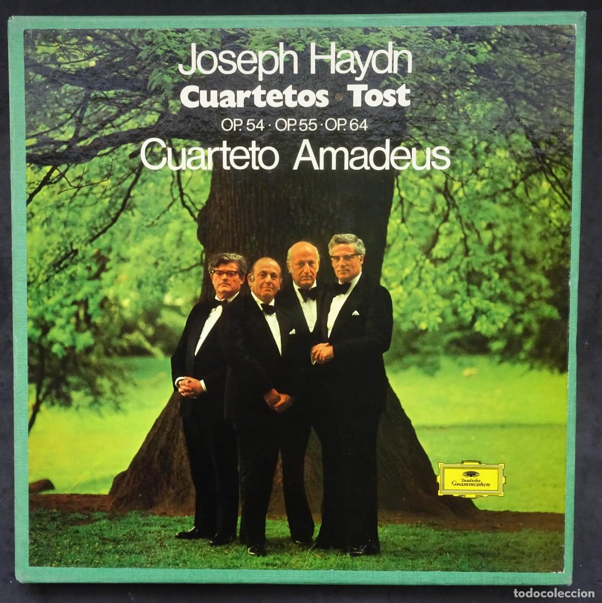 Vinyl-Schallplatten: JOSEPH HAYDN CUARTETOS TOST OP 54 -55 -64 CUARTETO AMADEUS caja 6 LP