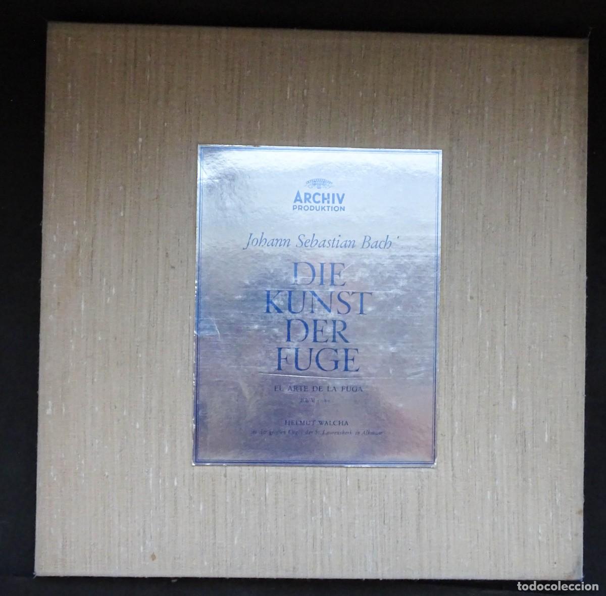 Vinyl-Schallplatten: BACH EL ARTE DE LA FUGA. Helmut Walcha Caja 2 LPs Madrid 1973