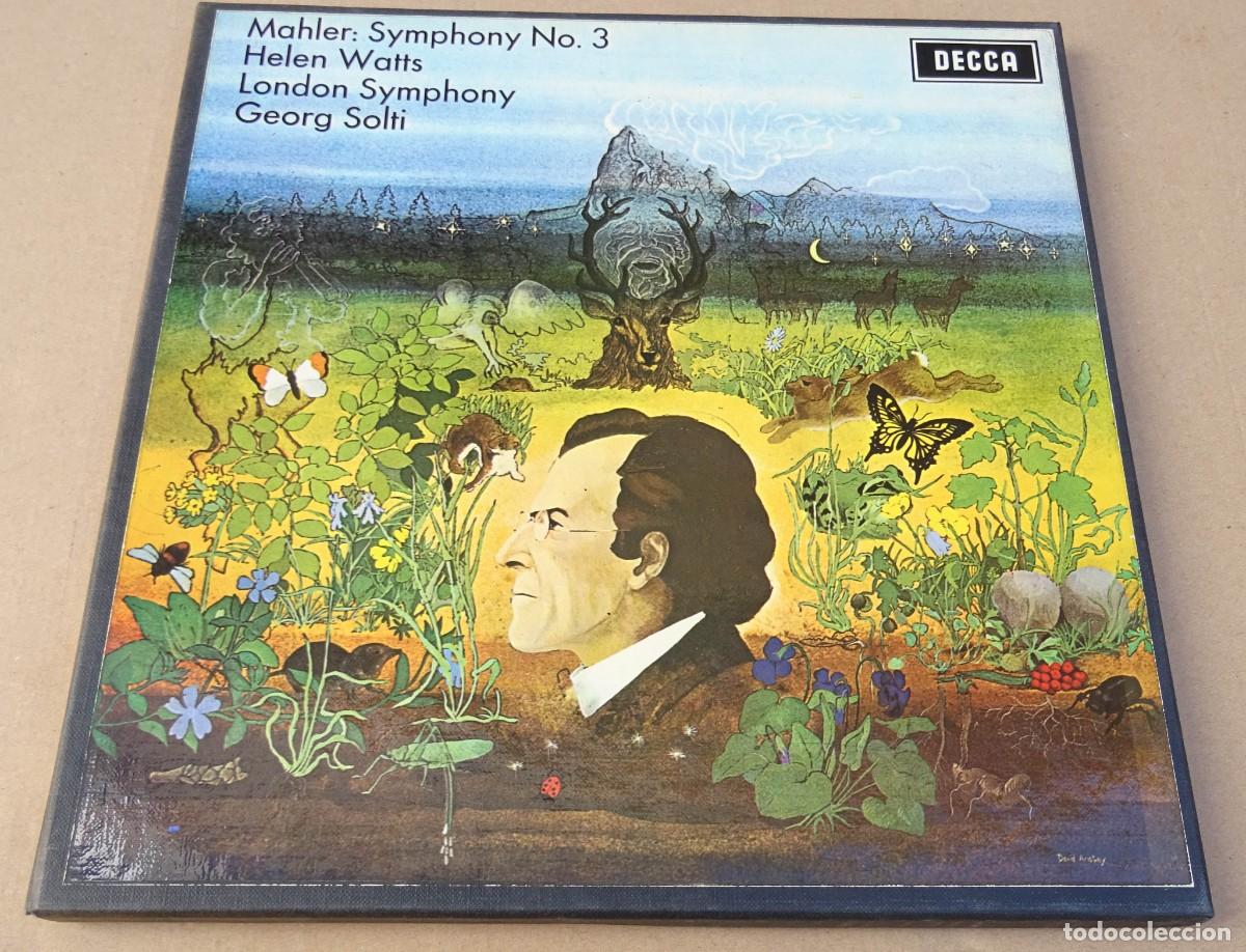 Disques de vinyle: MAHLER. SINFON&Iacute;A N&ordm; 3. HELEN WATTS Caja 2 LP'S Columbia Madrid 1977