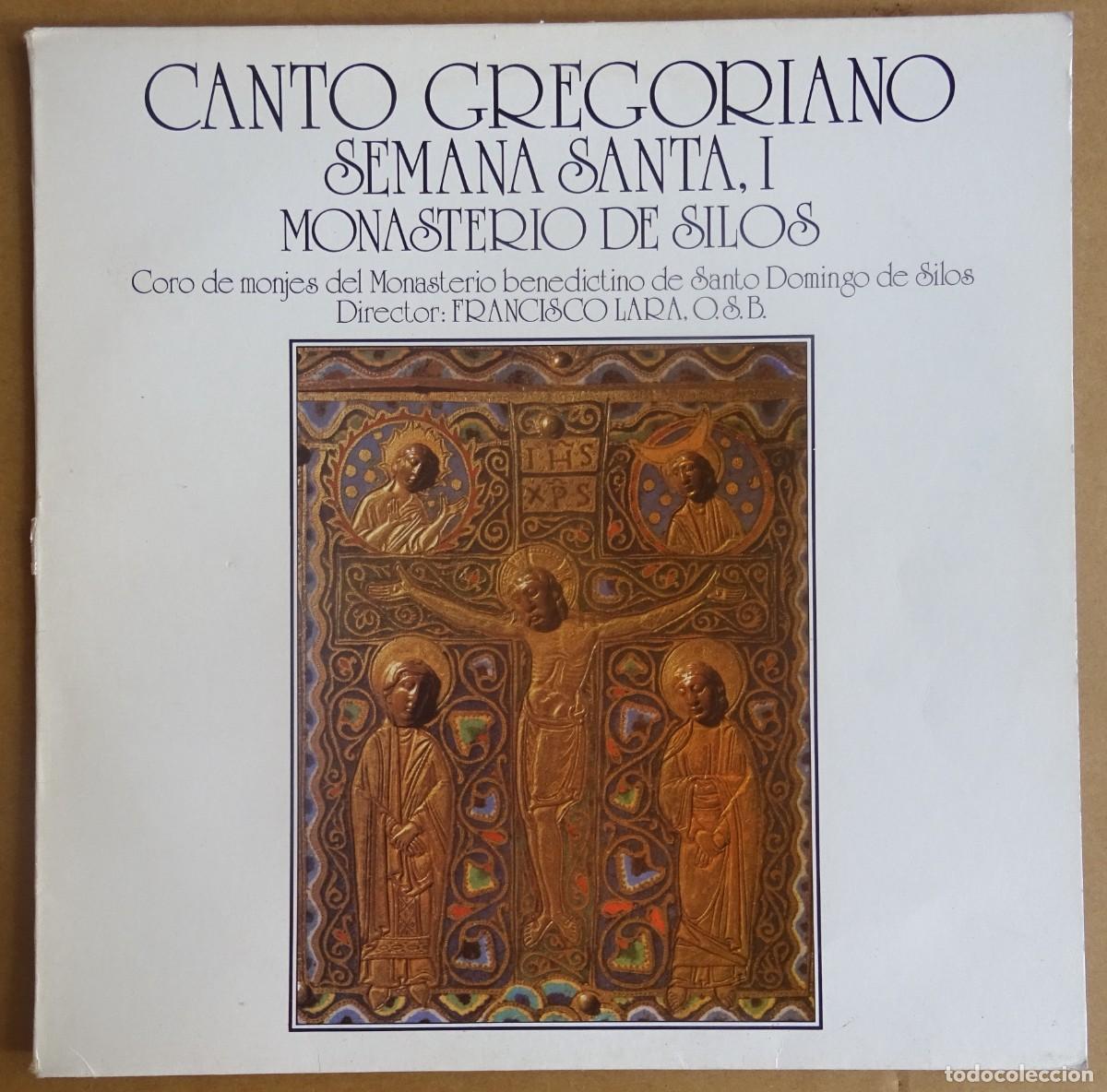 Disques de vinyle: CANTO GREGORIANO SEMANA SANTA I MONASTERIO DE SILOS Francisco Lara