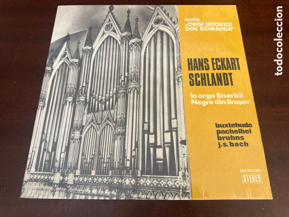 Discos de vinilo: ORGANO BACH - Hans Eckart Schlandt - ROMANIA - ORGI ISTORICE DIN RUMANIA