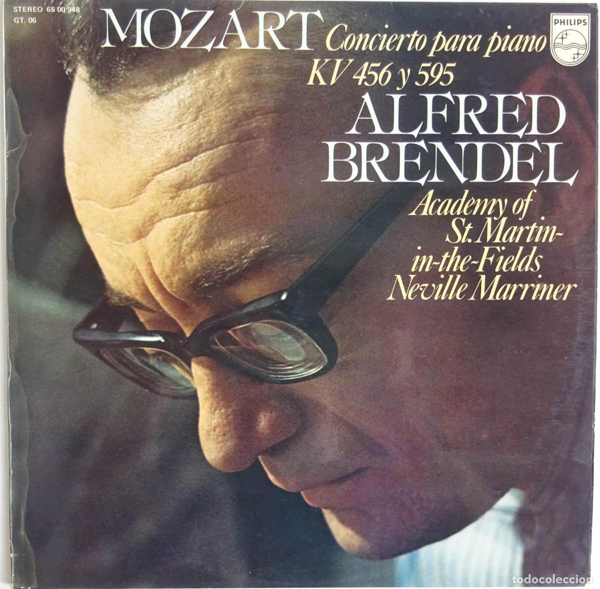 Disques de vinyle: MOZART CONCIERTO PARA PIANO KV 456 Y 595 ALFRED BRENDEL Philips