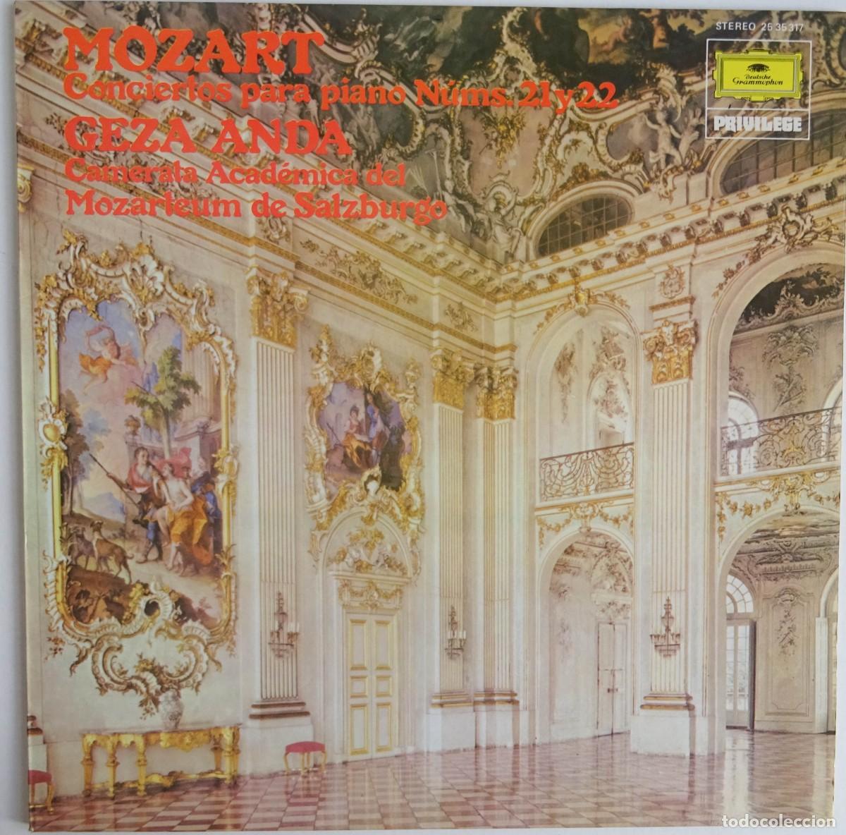Disques de vinyle: Mozart-Concierto para piano y orquesta n&ordm; 21 y 22 / Geza Anda