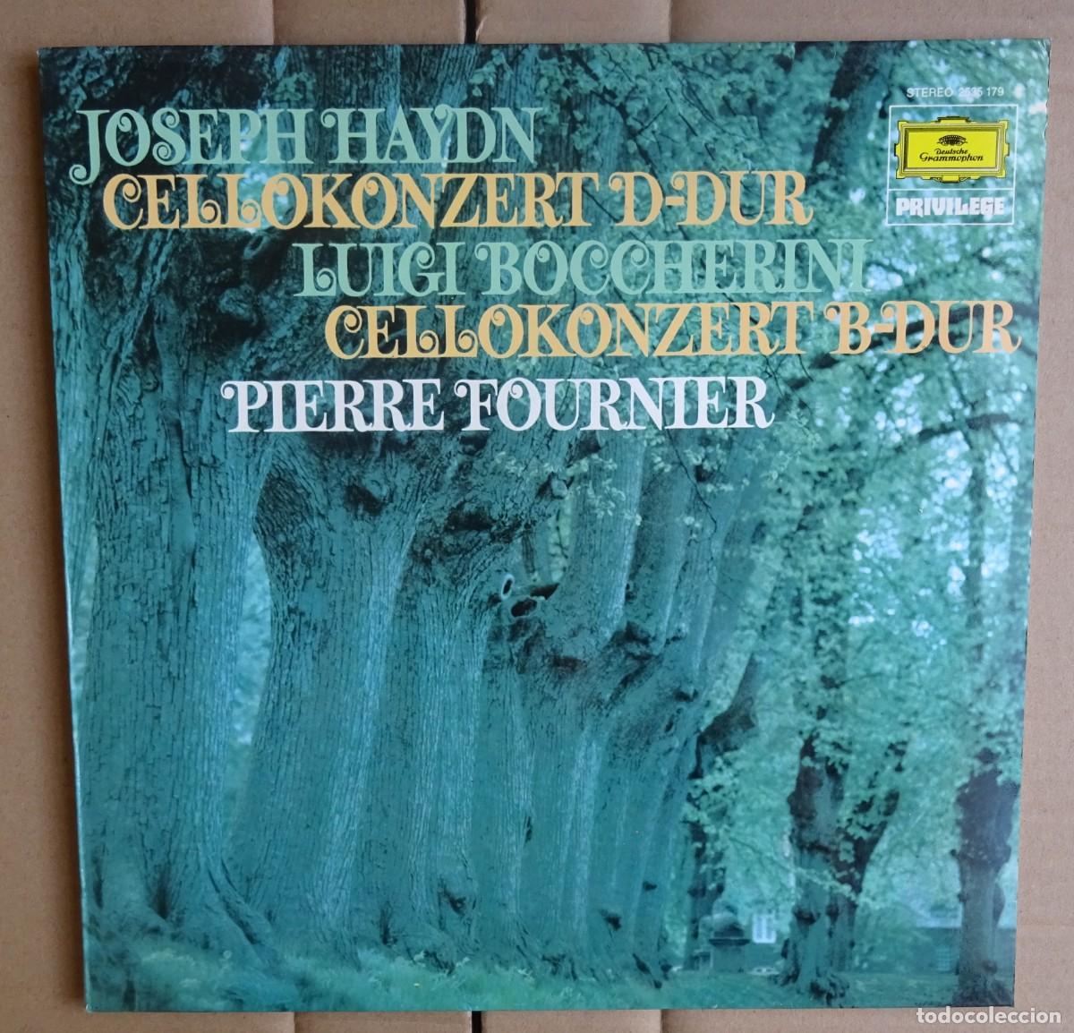 Disques de vinyle: HAYDN / BOCCHERINI - CONCIERTO PARA VIOLONCHELO Y ORQUESTA DEUTSCHE GRAMMOPHON Madrid. 1982