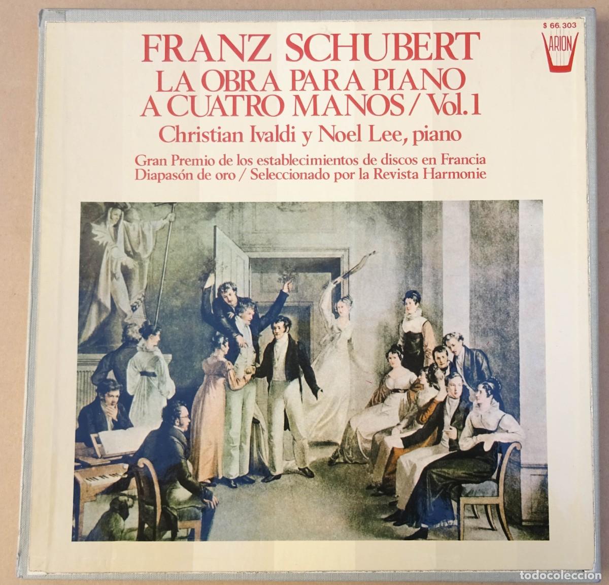 Vinyl records: Schubert - La Obra para Piano a Cuatro Manos/Vol.1 Christian Ivaldi, Noel Estuche 3 LPs