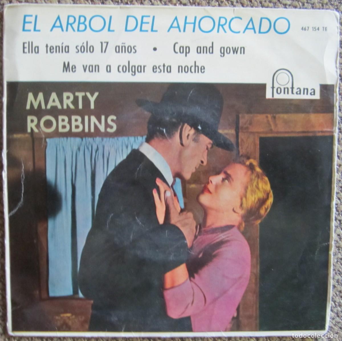 Discos de vinilo: EL &Aacute;RBOL DEL AHORCADO: BANDA ORIGINAL DE LA PEL&Iacute;CULA: MARTY ROBBINS: ELLA TEN&Iacute;A S&Oacute;LO 17 A&Ntilde;OS + 3