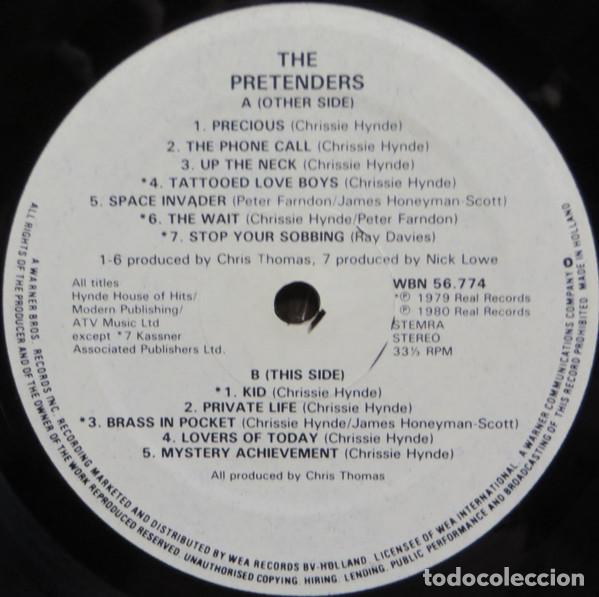 Discos de vinilo: Pretenders, Same - LP - Foto 4