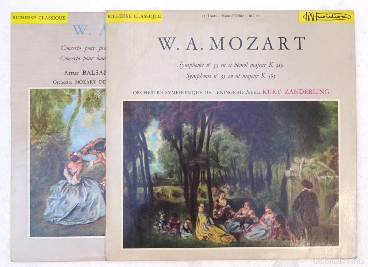 Discos de vinil: MOZART 2LPS Musidisc Richesse Classique Orquesta filarmonica leningrado .Made in france