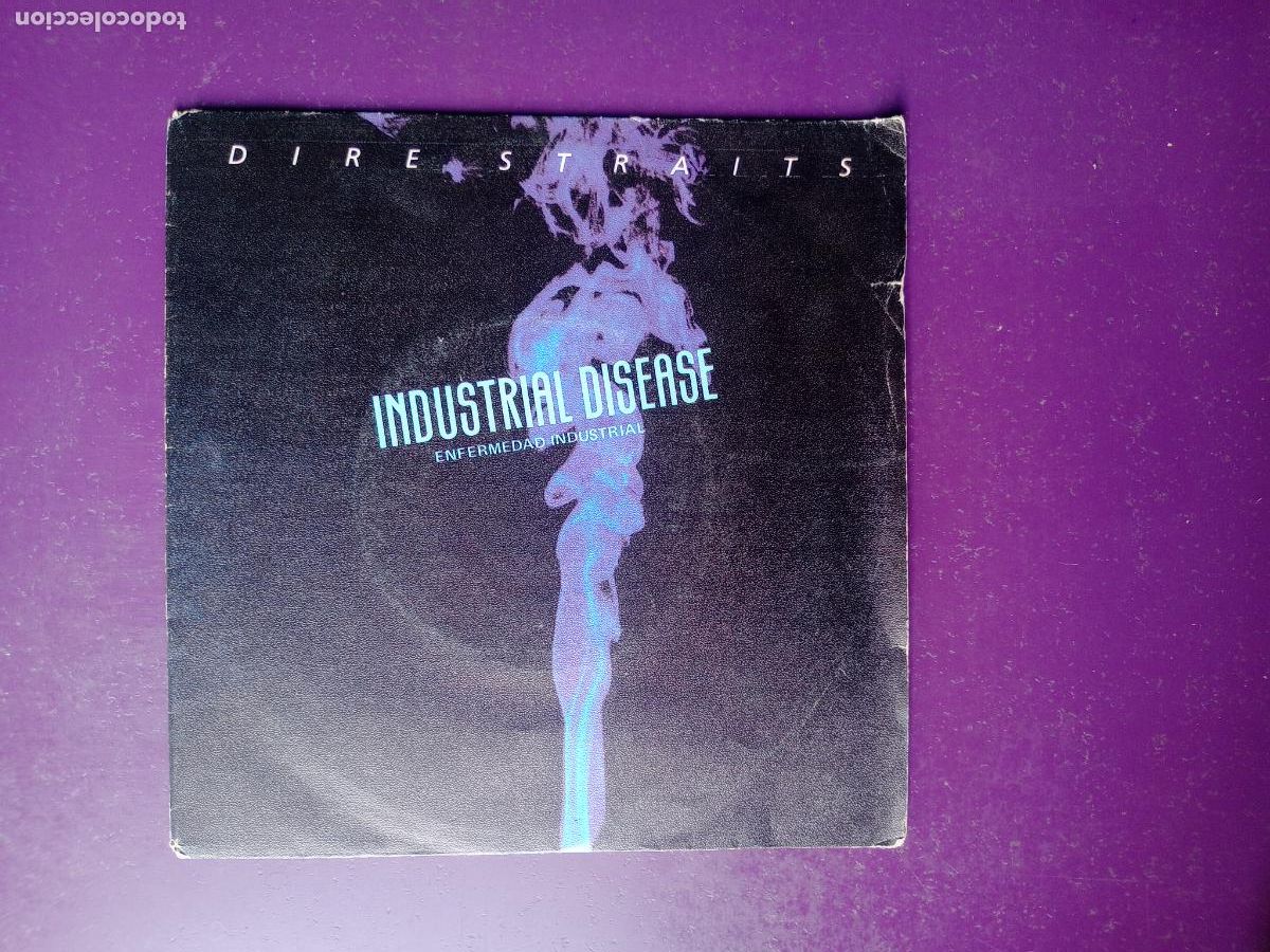 Discos de vinilo: Dire Straits &ndash; Industrial Disease = Enfermedad Industrial - Sg VERTIGO 1982 - POP ROCK 80'S
