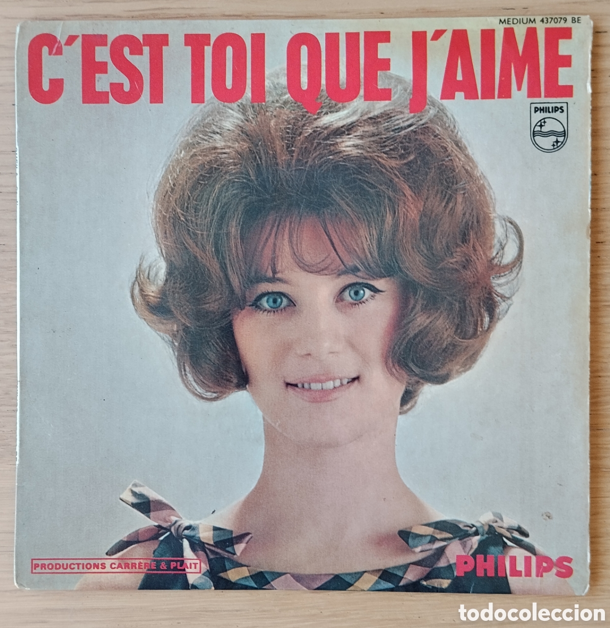 Discos de vinilo: SHEILA AVEC SAM CLAYTON ET LES GUITARES : &rdquo;CES'T TOI QUE J'AIME + 3&rdquo; - E.P. VINILO 1965 - POP YE-Y&Eacute;