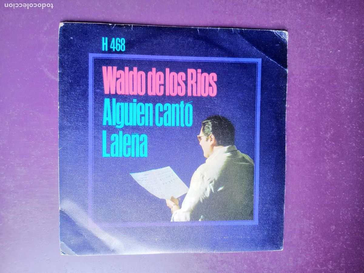 Discos de vinilo: Waldo De Los Rios &ndash; Alguien Cant&oacute; / Lale&ntilde;a - Sg HISPAVOX 1969 - POP 60'S
