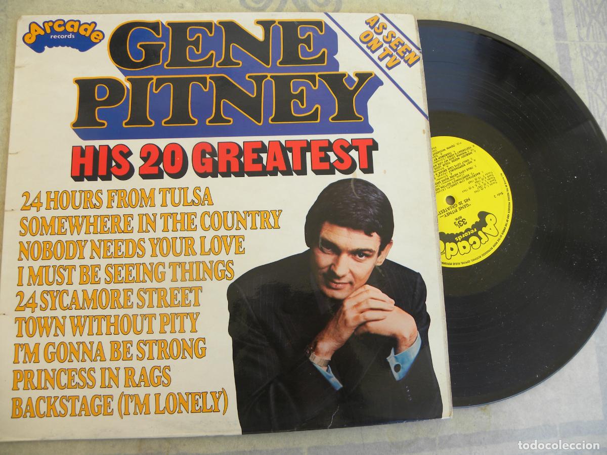 Discos de vinilo: GENE PITNEY -HIS 20 GREATEST -LP EDICION INGLESA -PEDIDO MINIMO 3 EUROS