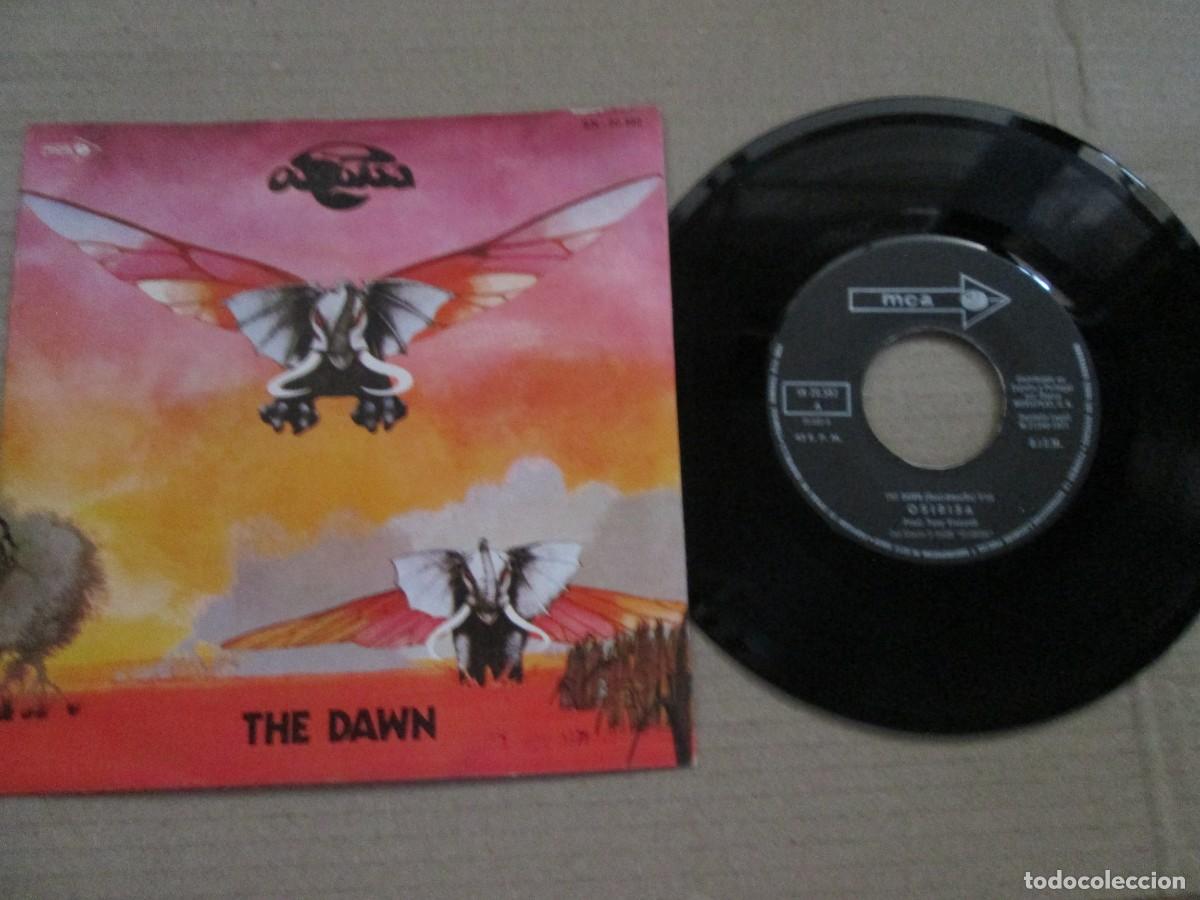 Discos de vinilo: OSIBISA - The Dawn / Think about the people. Single, ed espa&ntilde;ola 7&rdquo; 1971. Magn&iacute;fico estado (VG+/NM)