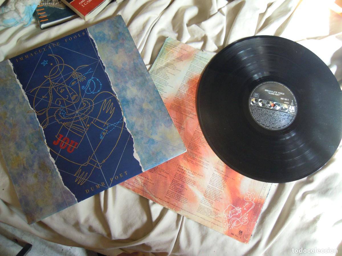 Discos de vinilo: 2&ordm; LP INMACULATE FOOLS, DUMB POET, TRAGIC COMEDY, STAY AWAY...ENCARTE, POP VANGUARDIA,FUSI&Oacute;N