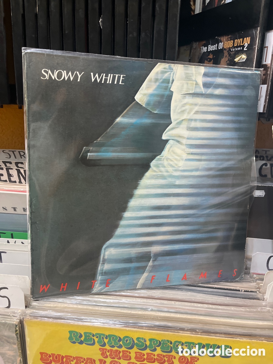 Discos de vinilo: snowy white white flames
