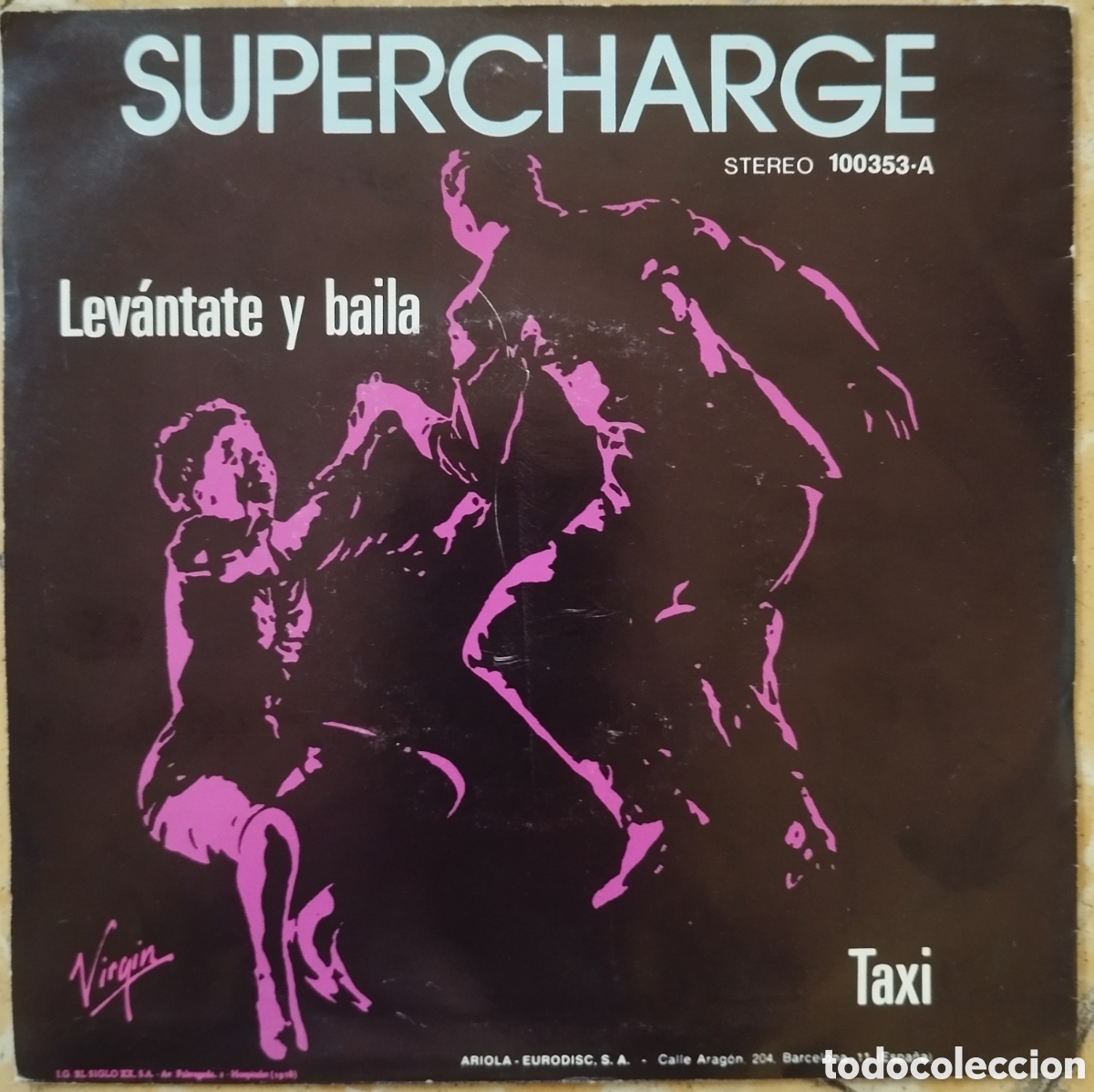 Discos de vinilo: Supercharge - Lev&aacute;ntate y baile - single - Foto 5
