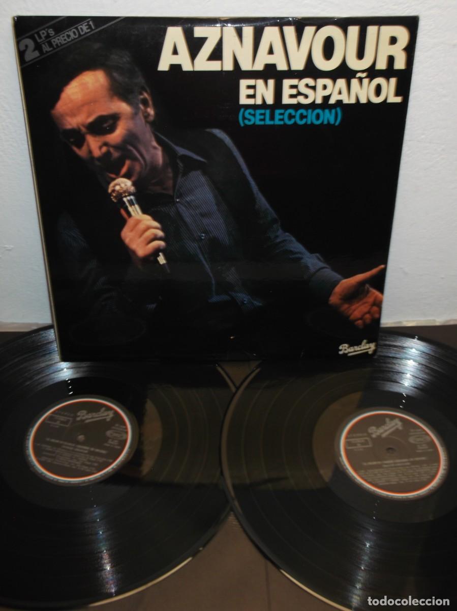 Discos de vinilo: Charles Aznavour &ndash; Aznavour En Espa&ntilde;ol 2 X LP