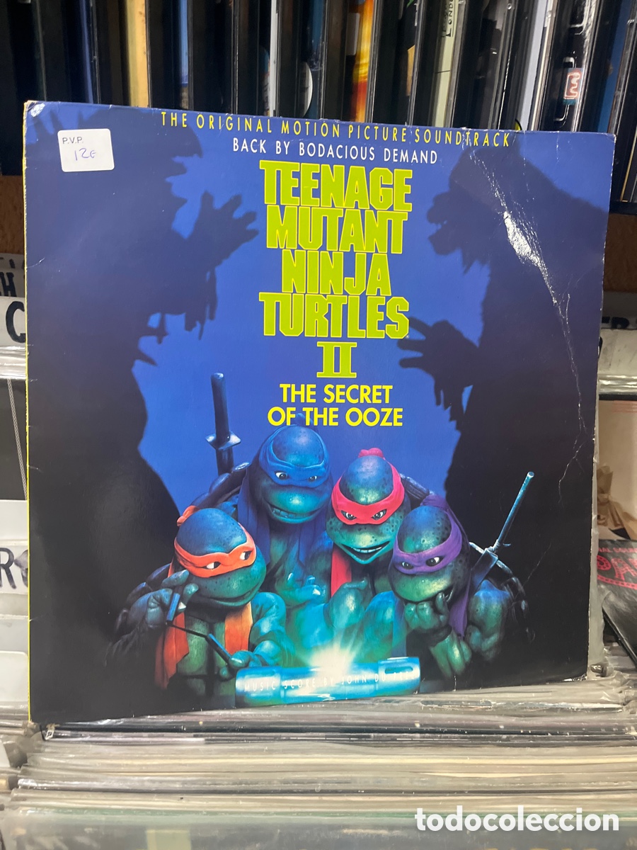 Discos de vinilo: teenage mutant ninja turtles II The secret of ooze