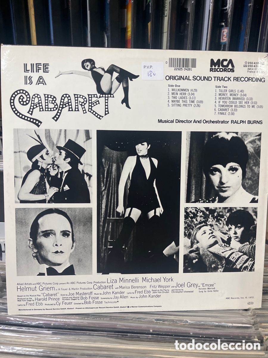 Discos de vinilo: cabaret bso willkomen - Foto 2