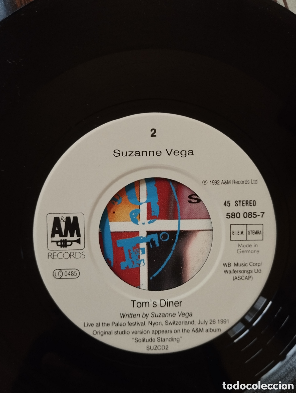 Discos de vinilo: Suzanne Vega - 99.9F&deg; - single - Foto 4
