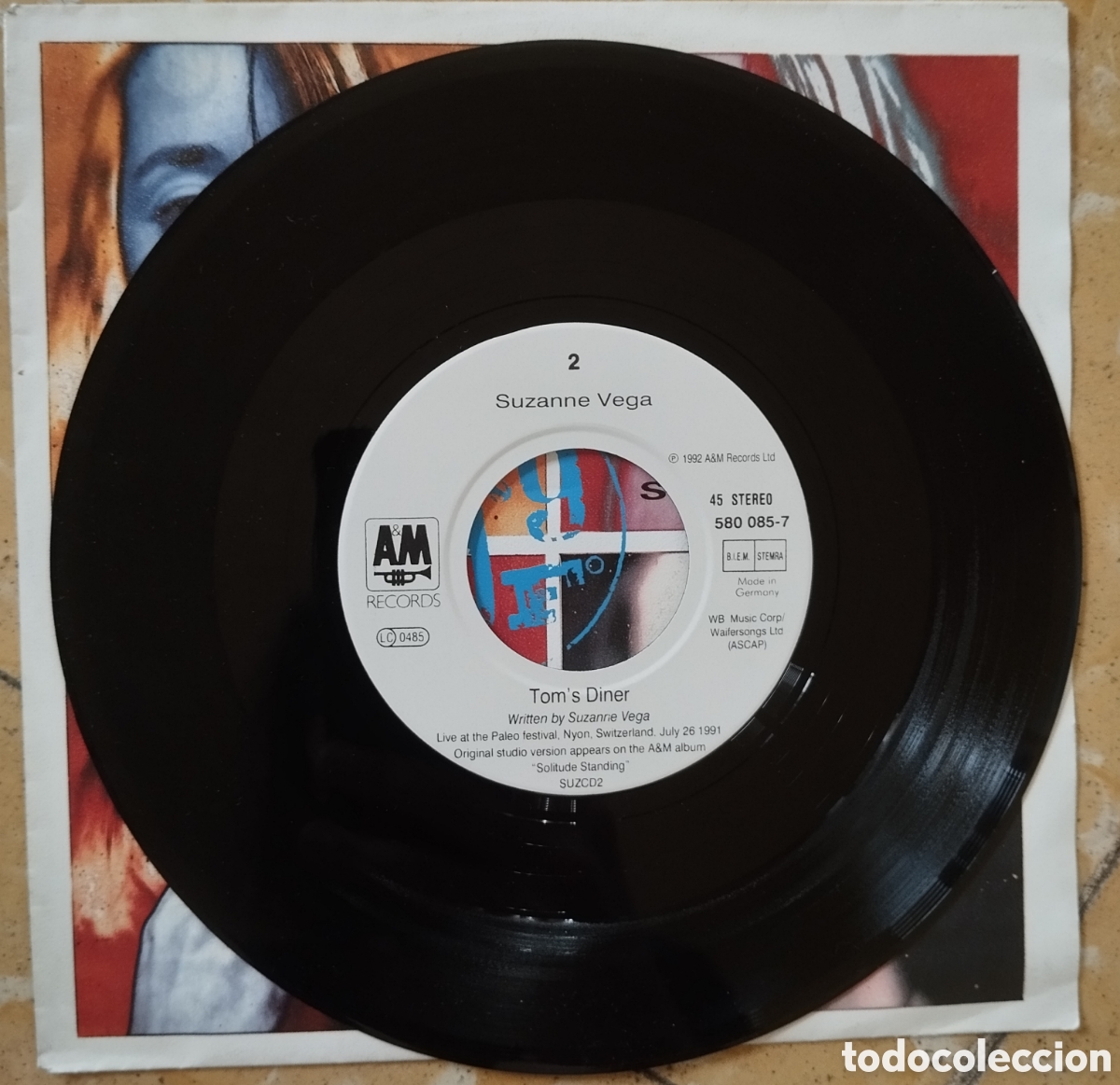 Discos de vinilo: Suzanne Vega - 99.9F&deg; - single - Foto 5