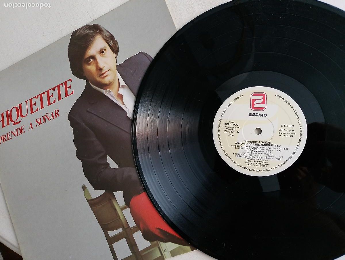 Discos de vinilo: Chiquetete &ndash; Aprende A So&ntilde;ar, 1982 - Foto 3