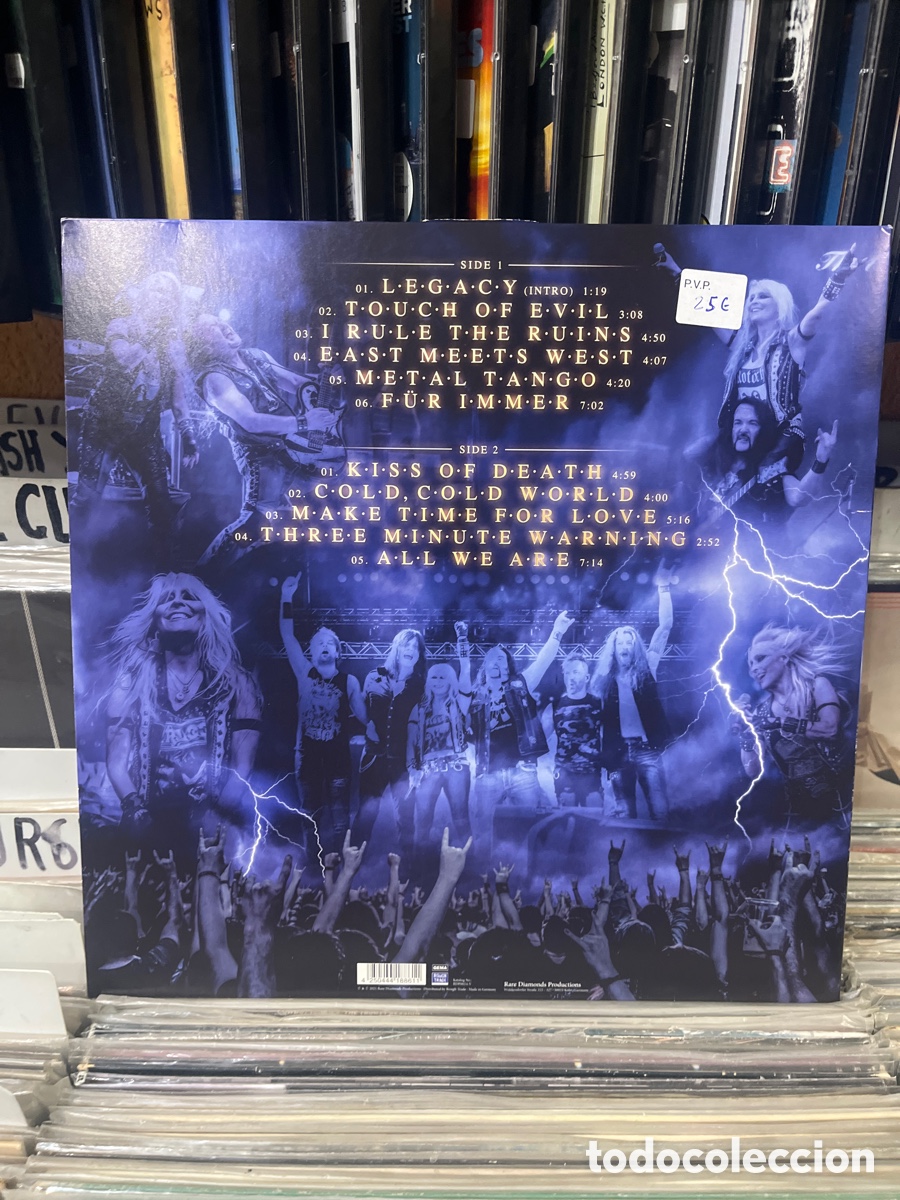 Discos de vinilo: doro warlock triumph and agony live - Foto 2