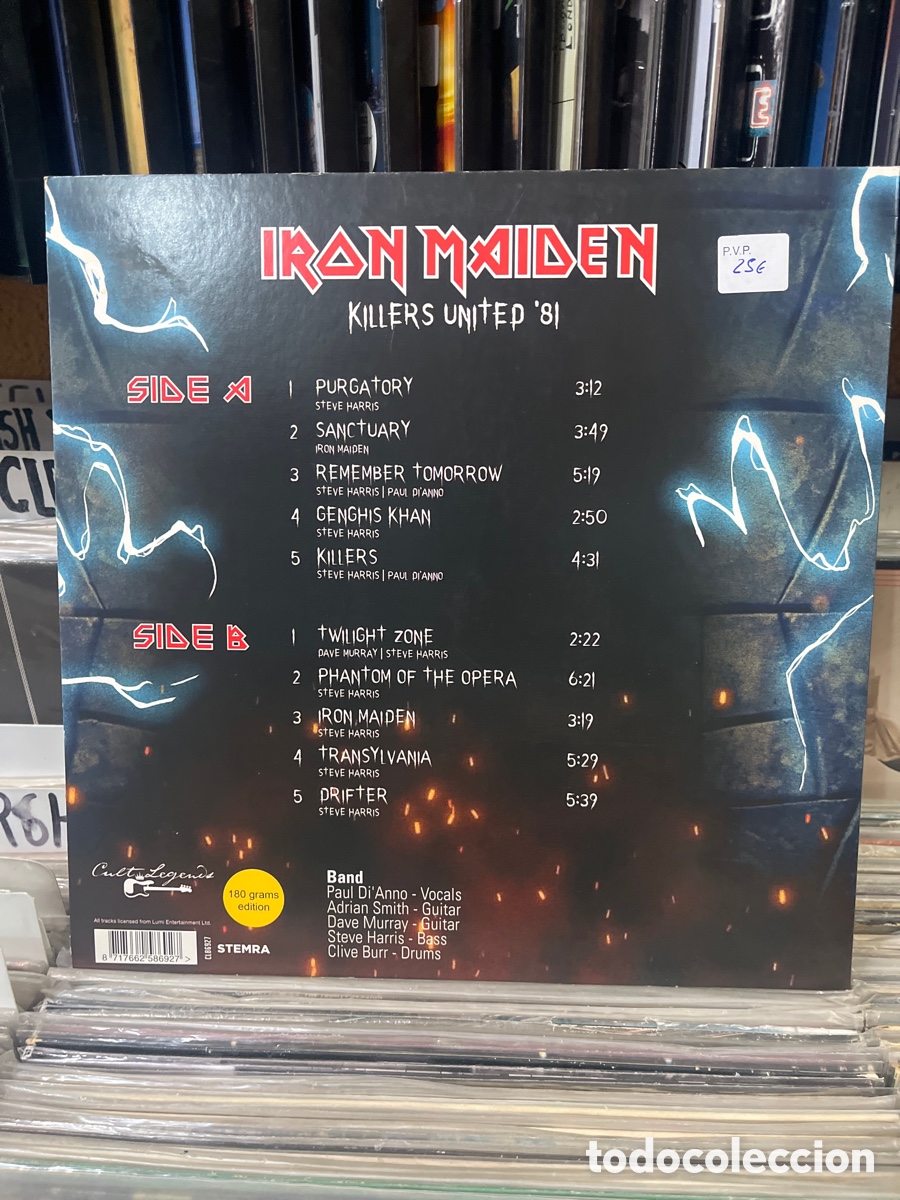 Discos de vinilo: iron maiden killers united 81 - Foto 2