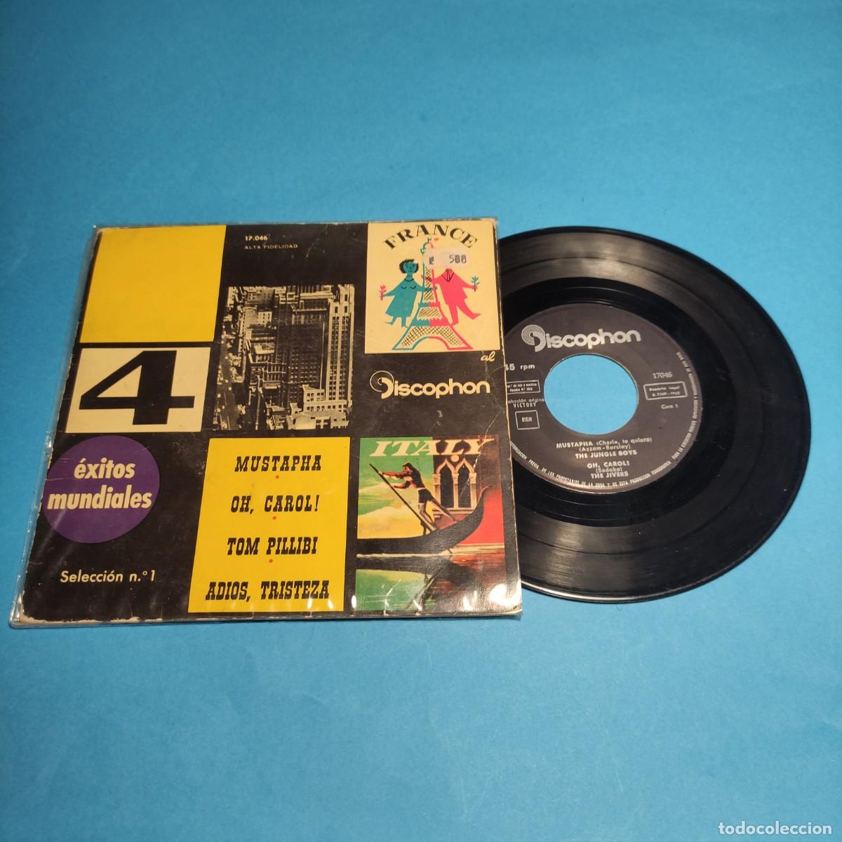 Discos de vinilo: THE JUNGLE BOYS . Mustapha * Oh CAROL...** EP 4 CANCIONES + FUNDA ** juani