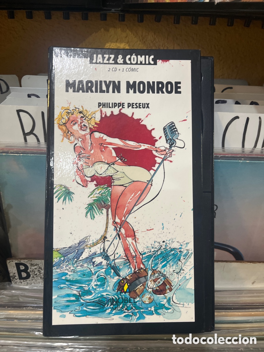 Discos de vinilo: jazz & c&oacute;mic 2cds marilyn monroe