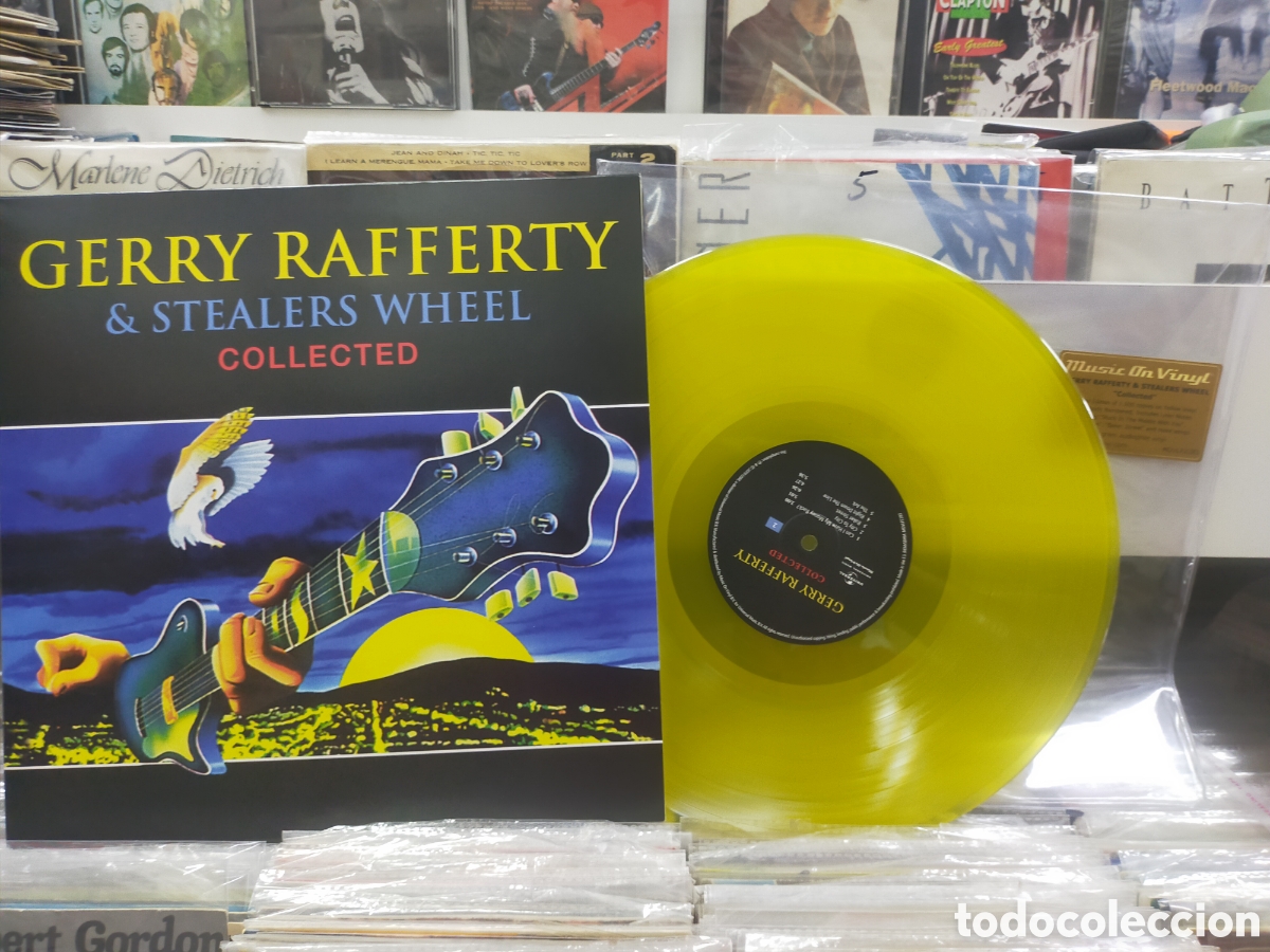 Discos de vinilo: Gerry rafferty & stealers wheel collected doble lp carpeta doble vinilos de color 2019