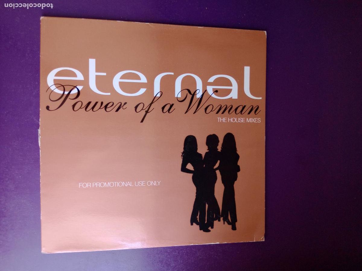 Discos de vinilo: Eternal &lrm;&ndash; Power Of A Woman - The House Mixes - doble maxi emi 1995 PROMO - ELECTRONICA DISCO SOUL