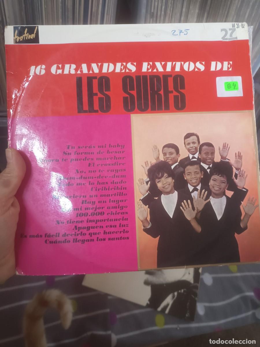 Discos de vinilo: LP LES SURFS,(16 GRANDES EXITOS)